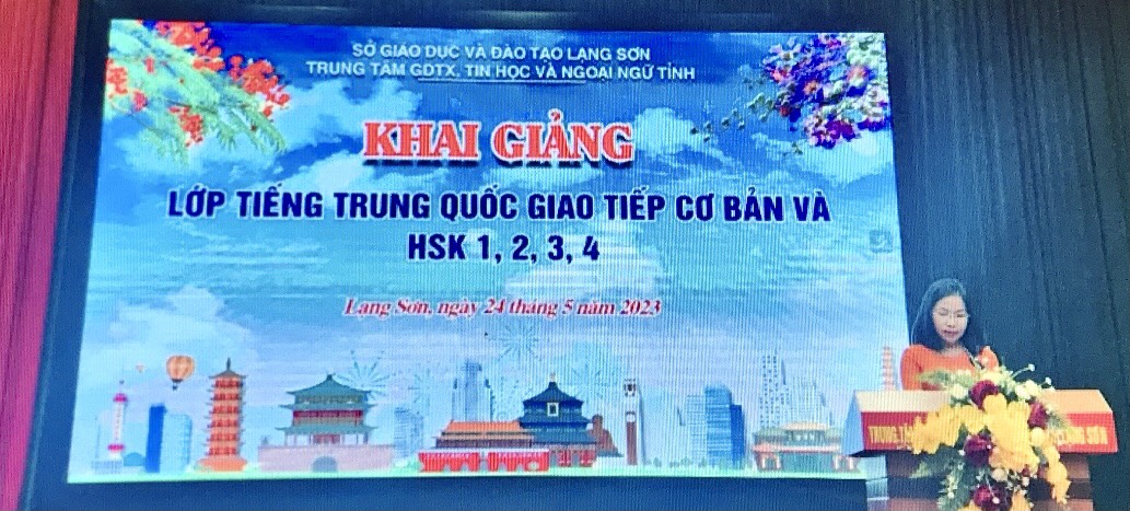 LỄ KHAI GIẢNG LỚP TIẾNG TRUNG QUỐC