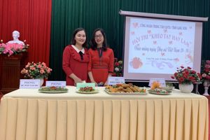 HỘI THI “ KHÉO TAY HAY LÀM ” CHÀO MỪNG 90 NĂM NGÀY THÀNH LẬP HỘI LHPN  VIỆT NAM 20/10