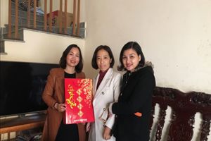 THĂM VÀ TẶNG QUÀ NHÀ GIÁO, NGƯỜI LAO ĐỘNG,  HỌC SINH CÓ HOÀN CẢNH KHÓ KHĂN NHÂN DỊP TẾT NGUYÊN ĐÁN TÂN SỬU 2021