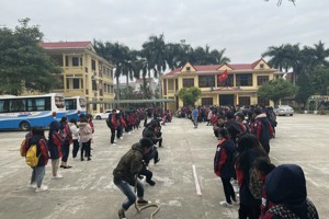 ĐOÀN VIÊN THANH NIÊN TRUNG TÂM GDTX 1 TỈNH LẠNG SƠN  VỚI HỘI THI KÉO CO
