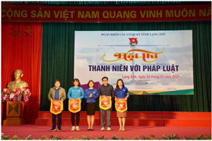 ĐOÀN VIÊN THANH NIÊN THAM GIA HỘI THI THANH NIÊN VỚI PHÁP LUẬT NĂM 2021