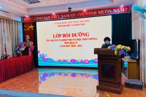 Lớp bồi dưỡng ôn tập thi TN THPT môn Địa lí năm học 2020-2021