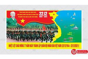 kế hoạch tổ chức các hoạt động chào mừng kỷ niệm 77 năm ngày thành lập Quân đội Nhân dân Việt Nam, 32 năm ngày Hội Quốc phòng toàn dân  (22/12/1989 – 22/12/2021) và 71 năm ngày truyền thống học sinh sinh viên Việt Nam (09/01/1950 – 09/01/2021)