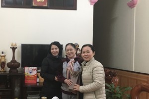 THĂM, TẶNG QUÀ NGUYÊN LÃNH ĐẠO HƯU NHÂN DỊP TẾT NGUYÊN ĐÁN NHÂM DẦN 2022