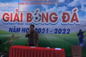GIẢI BÓNG ĐÁ NAM HỌC SINH NĂM HỌC 2021 – 2022  “NƠI TẠO KẾT ĐOÀN – NIỀM TIN CHIẾN THẮNG”