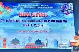 LỄ KHAI GIẢNG LỚP TIẾNG TRUNG QUỐC