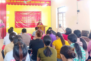 KHAI GIẢNG CÁC LỚP ĐÀO TẠO NGHỀ NÔNG THÔN TẠI XÃ CÔNG SƠN